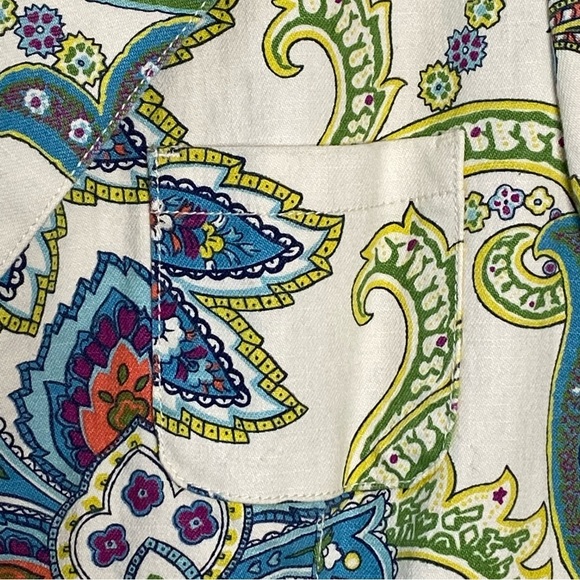 IZOD Petite Paisley Floral Blazer - Picture 2 of 11